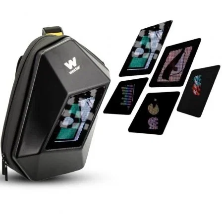Woxter Mochila LED Loy-Evil Eye 6L con Pantalla LED Personalizable